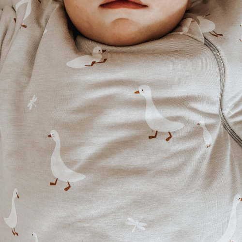 Long Sleeve Sleep Bag - Goose - 1 TOG - 9-18mo