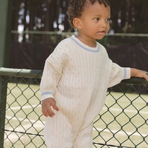 Prep Lounge Suit - Baby Blue