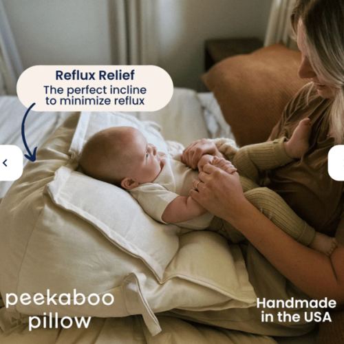 Peekaboo Pillow™ Official Site - Organic Infant Lap Pillow