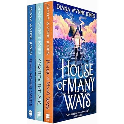 Land of Ingary Trilogy Howl's Moving Castle Complete Series 3 Books Collection Set (Howl's Moving Castle, Castle in the Air & House of Many Ways)