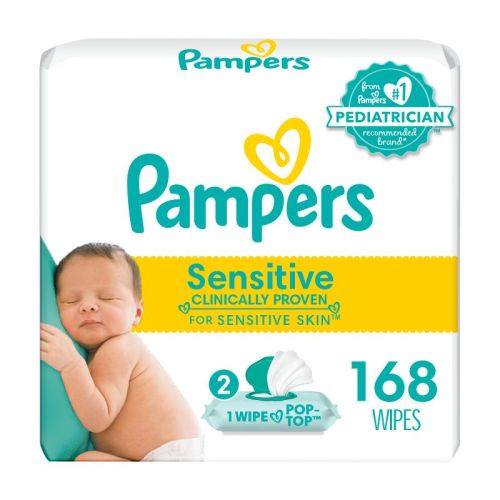 Pampers Sensitive Baby Wipes (Select Count)