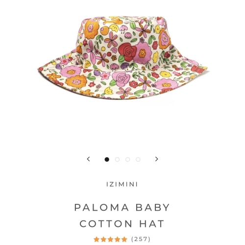 Paloma baby cotton hat