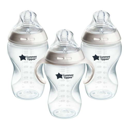 Tommee Tippee Baby Bottles, Natural Start Anti-Colic Bottle, 11oz, 6m+ , Thicker Feed Breast-Like Nipple, Self-Sterilizing