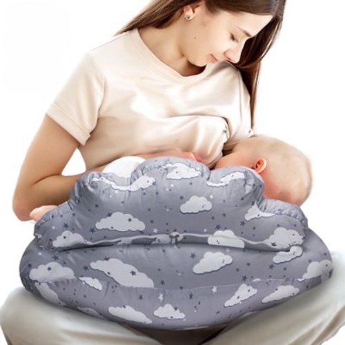PUCACHI Full Body Pillow - Removable Cover Large - Light Grey - Adult Body Pillow