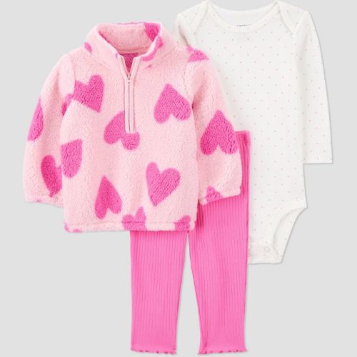 Carter's Just One You® Heart Fleece Set, 3 months