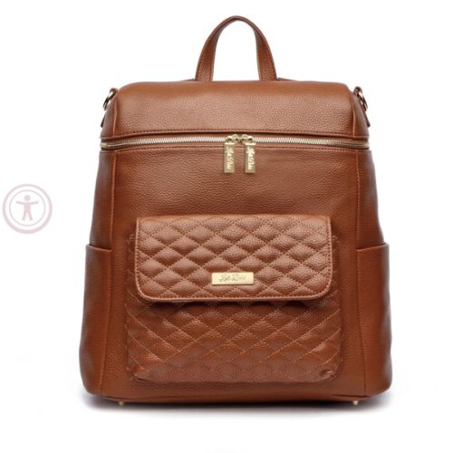 Monaco Diaper Bag | Caramel Brown