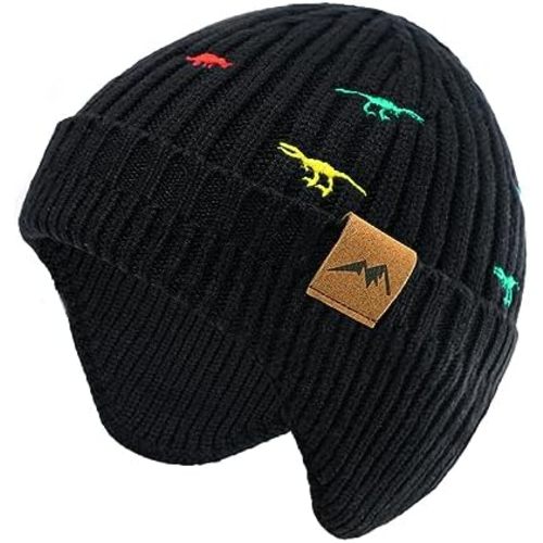 POXIMI Baby Boy Winter Hat Toddler Warm Beanie Girl Knit Hats with Earflap Kid Cute Earmuffs
