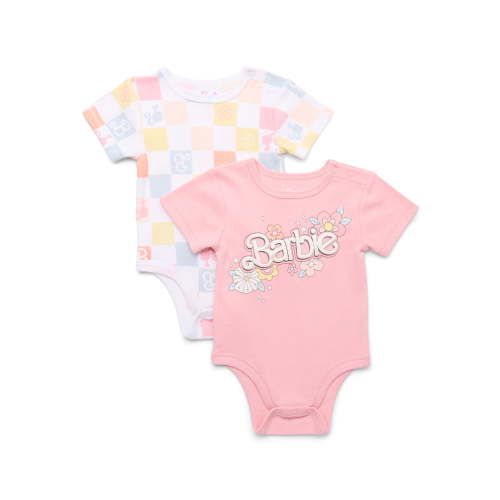 Barbie Baby Girl Bodysuits, 2-Pack, Sizes 0/3 Months-24 Months