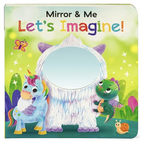 Mirror & Me Let's Imagine! Mirrored Board Book for Infants & Babies, Ages 0+