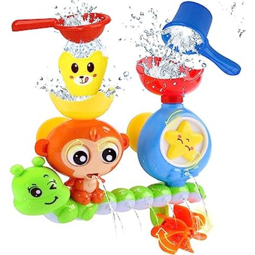 Bath Toys for Toddlers 1-3 Age 1 2 3 4 Year Old Boys Girls Toddler Bath Tub Toys for Kids Baby Infant Water Bath Tub Toys