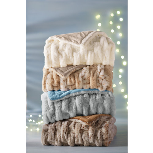 La Parisienne Faux Fur Throw