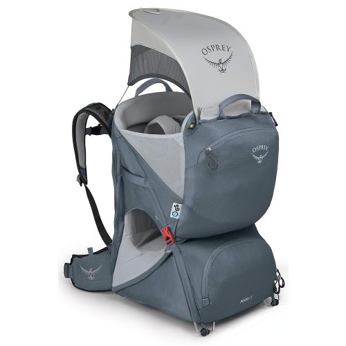 Osprey Poco LT Lightweight Child Carrier and Backpack for Travel, Deep Teal, Minimum load: 23.8lbs - Maximum load: 48.5lbs