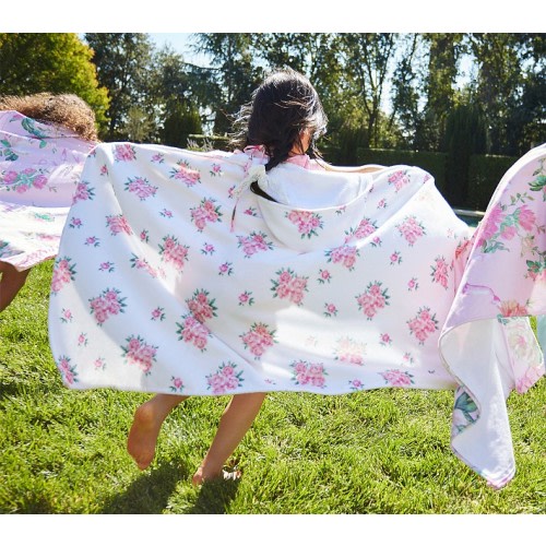 LoveShackFancy Velour Kid Hooded Towel