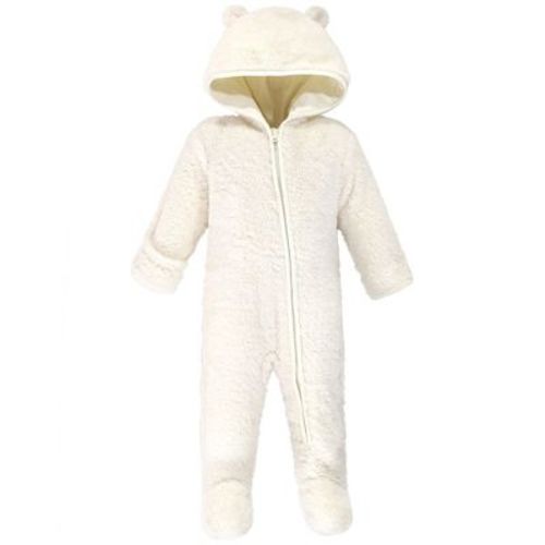 Hudson Baby Faux Shearling Bunting 1pk, Cream Bear, Size: 0-3 months