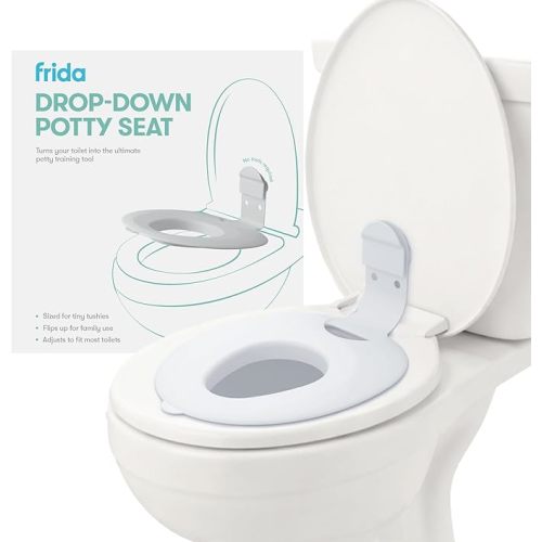 Frida Baby Drop Down Potty Training Seat for Toddlers & Kids, Easy to Clean