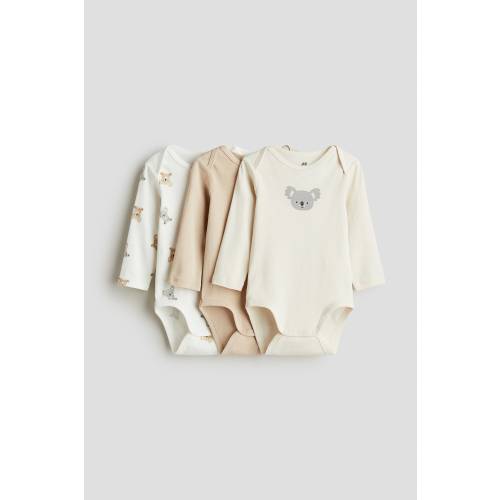 3-PACK PRINTED JERSEY BODYSUITS