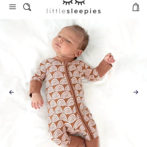 Rust Rainbows Zippy - Little Sleepies