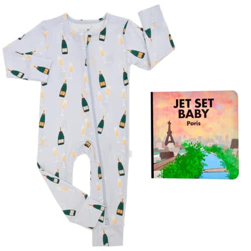Basically SoHo Baby Romper & Baby Book Set – Viscose from Bamboo Pajamas for Babies