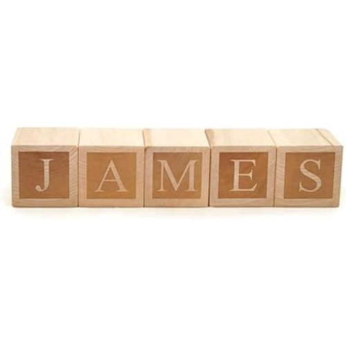 Letter Baby Blocks - Custom Personalized Name Blocks by Little Wooden Wonders