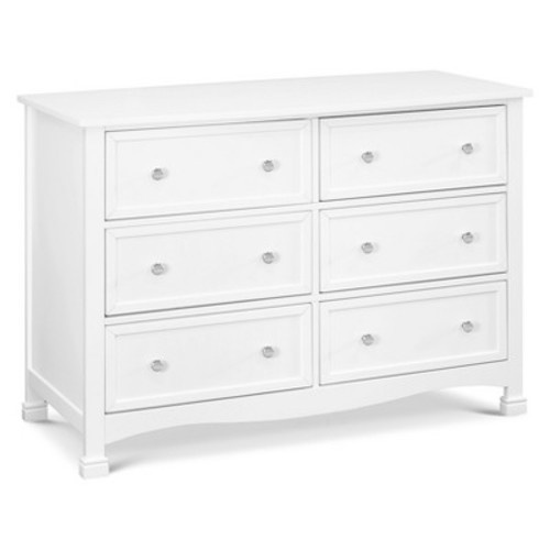 daVinci Kalani 6-Drawer Double Wide Dresser - White