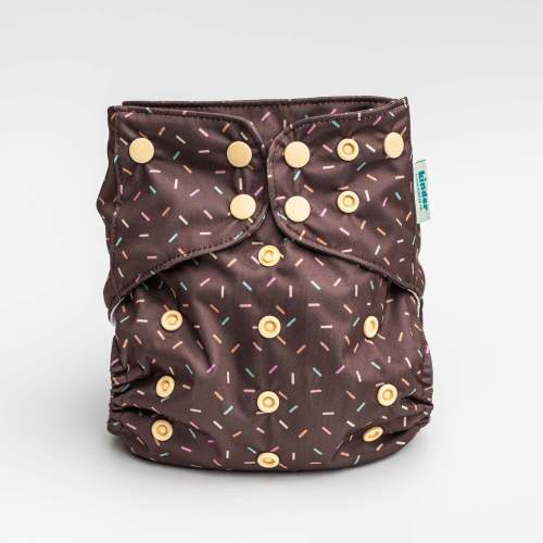 Food: Essentials Pocket Cloth Diaper with Athletic Wicking Jersey, Grows with your Baby