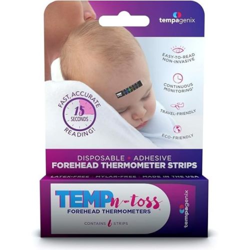 Temp-N-Toss Disposable Forehead Thermometer Strips
