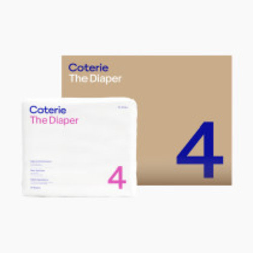 Coterie Ultra Soft Diapers, Monthly Supply - Size 4, 150 Count