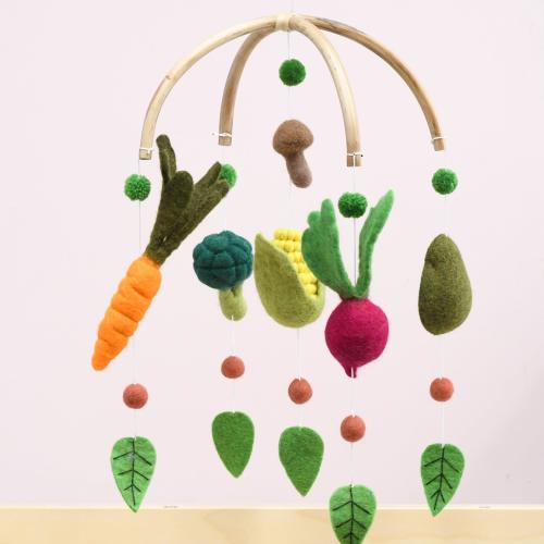Colouful Vegetables Nursery Cot (Crib) Mobile | Tara Treasures US