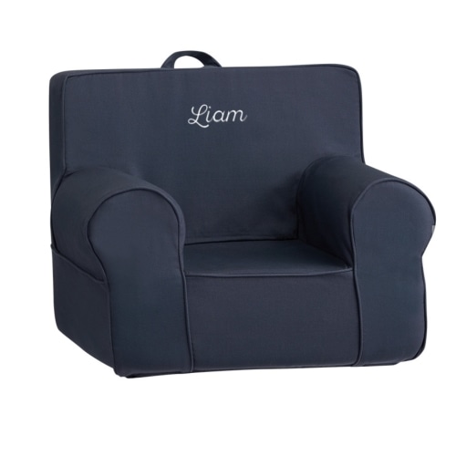 My First Anywhere Chair®, Dark Blue Twill | Pottery Barn Kids