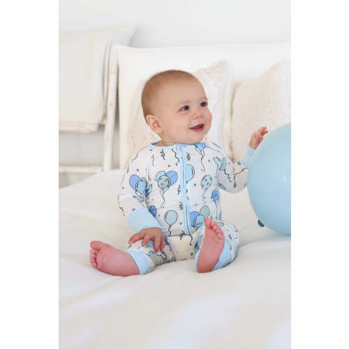 Party Time Convertible Zip Romper | Blue