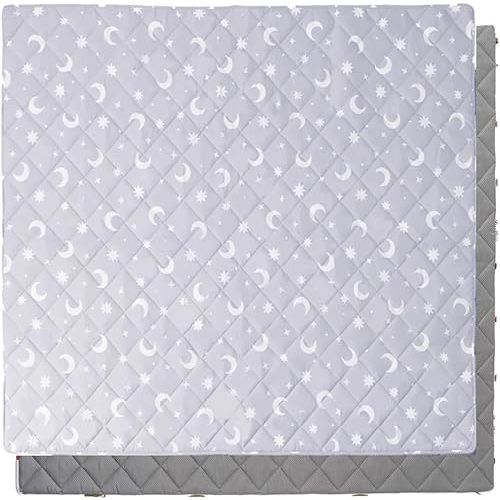 Bunnikins & Clover Baby Play Mat for Floor, 50" x 50" Thicken Soft Baby Play Mat, Foldable and Non Slip One-Piece Crawling Mat, Machine Washable Foam Play Mat for Baby, Toddlers Infants, Tummy Time