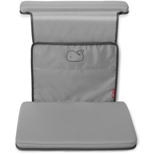Skip Hop Baby Bath All-in-One Elbow Saver and Kneeler, Moby, Grey