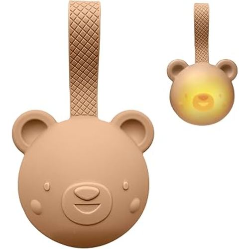 Taf Toys Portable Sound Machine for Baby Sleep Soft Light & Cry Sensor - 30 Mins Melodies - Ideal for Cribs, Strollers, Travel White Noise Machine Sleep Soother Soothing Sounds, Shush Rechargeable