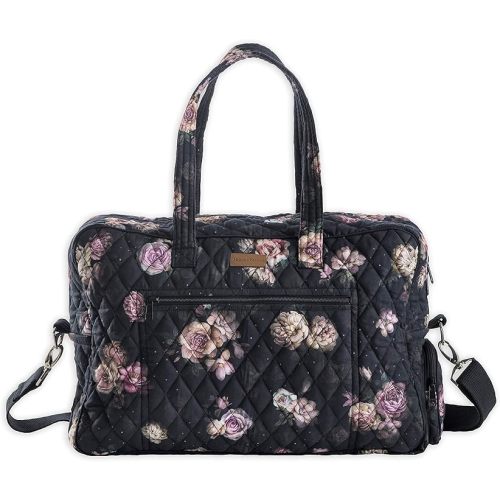 Maison d' Hermine Weekender Bags for Women Cotton Quilted Duffel Overnight Luggage Weekend Bag for Men Gym Sports Gifts Travel Business Travellers Family Trip