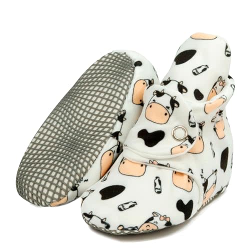 Ella Bonna Baby Booties Organic Cotton Muslin Newborn Baby Slippers Baby Boy Booties, Infant Girl Booties, 6-12 months, 0-6 Months, 12-18 Months, 0-3 Months, 18-24 Months, Toddler Shoes