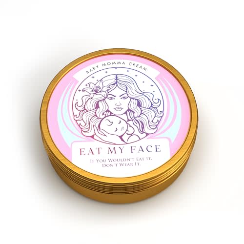 Eat My Face Grass Fed Tallow Cream for Babies & Moms, Organic Beef Tallow for Skin Helps with Diaper Rash, Cradle Cap, Stretch Marks & Eczema, 4.0 oz