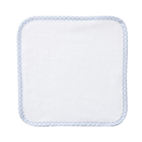 Gingham Baby Gingham Washcloths 3-pack in Light Blue | Pottery Barn Kids