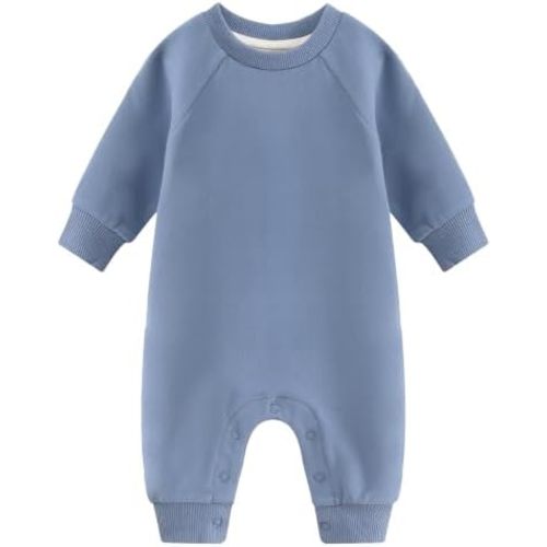 Organic Cotton Baby Boy Girl Romper Jumpsuit Outfit Clothes