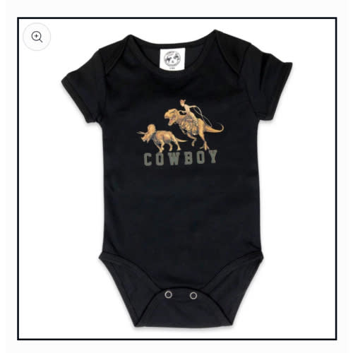 Cowboy Dino Onesie – Cowkid Clothing Company