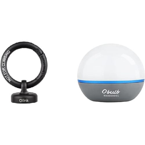 OLIGHT Obulb 55 Lumens 4-Mode Orb Light Night Lights Bundle OLINK Portable Magnetic Hook Compatible Flashlights