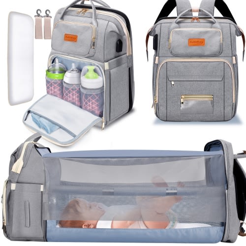 Diaper Bag Backpack With Changing Station