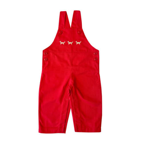 Tuck The Retriever Overalls - Nantucket Kids