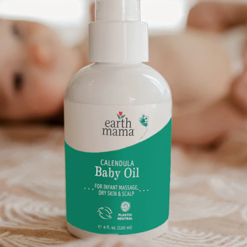Calendula Baby Oil | Earth Mama
