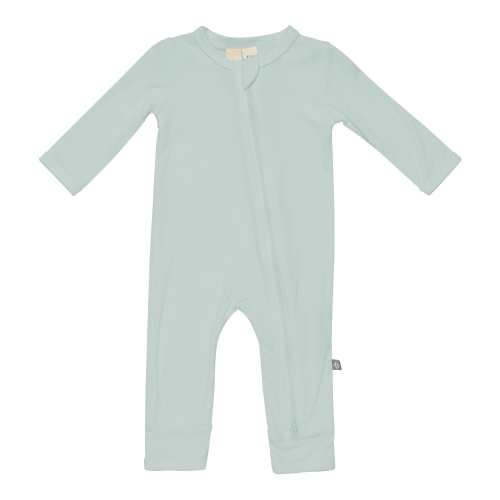 Zippered Romper in Sage, 3-6 Months