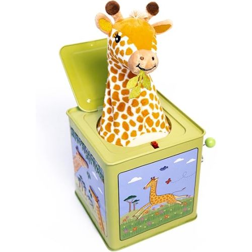 Vintage Tin Toy Giraffe Jack in The Box - Jack Rabbit Creations Small