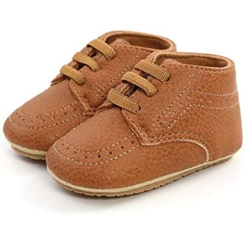Baby Boys Girls Canvas Sneakers Toddler Anti-Slip Shoes Infant High-top First Walkers Newborn Crib Shoes