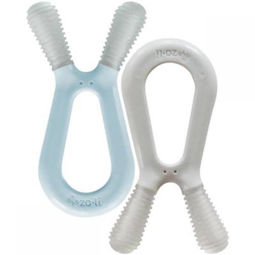 BUNNY Teethers Set of 2 - Mist   Ash