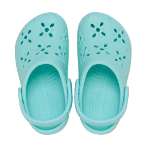 size C9 Toddler Classic Floral Cut-Out Clog - Crocs