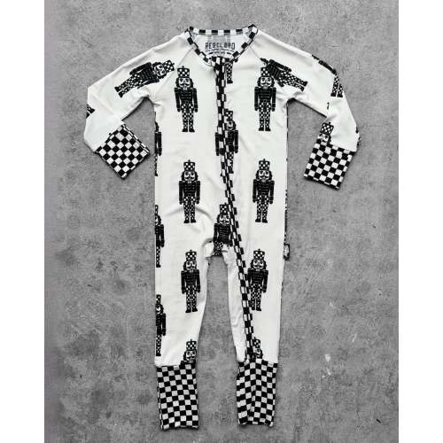 Bamboo Zippy Sleeper in Merry Mischief