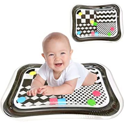 QIUXQIU Toddlers Water Mat Infantable Infants High Contrast Tummy time Baby Water Mat Perfect for Practicing Montessori Time Have Fun Play Activity Center Your Newborn Baby Gear Must Haves